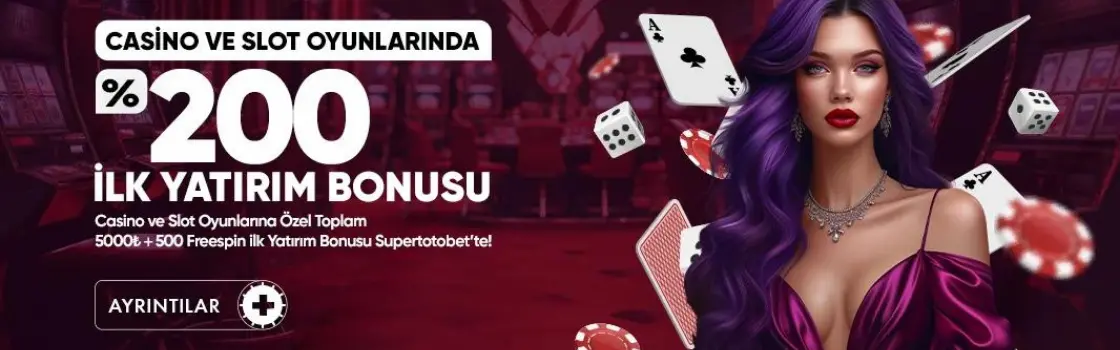 Süpertotobet casino bonus