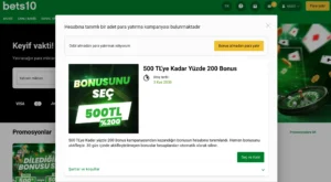 Bets10 kayıt