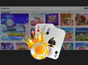 Superbetin casino sayfası