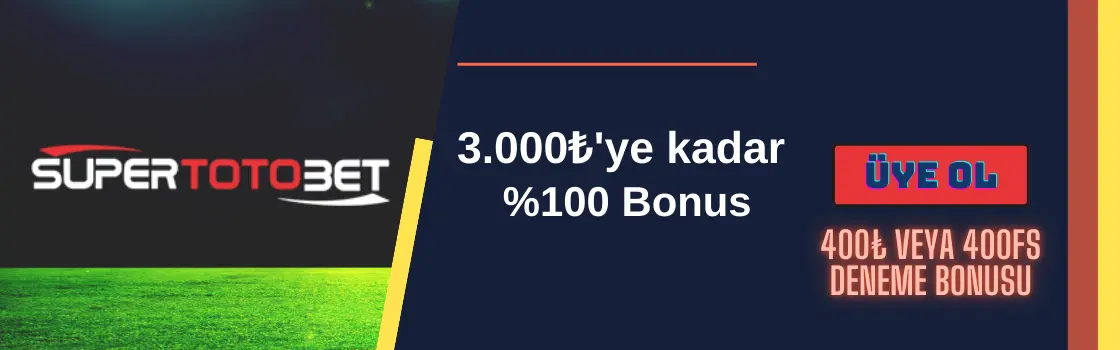 süpertotobet Bonus yeni